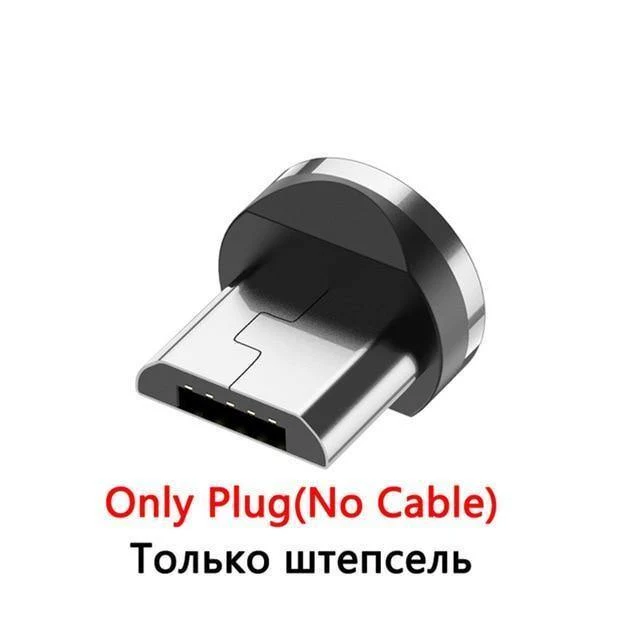 USLION Magnetkabel Micro USB Typ C Kabel LED Magnetkabel 1M Nylon geflochtenes Telefonladekabel für Samsung S9 Xiaomi F1 Cabo