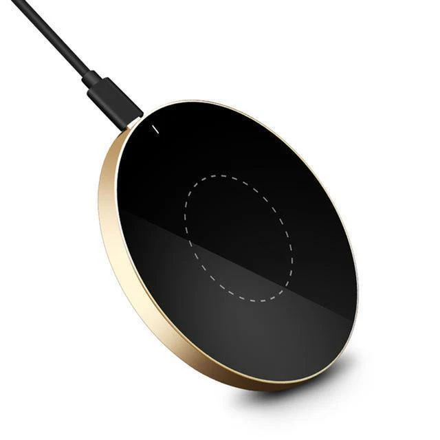 USLION Wireless Charging Pad für iPhone X 8 QI schnelles kabelloses Ladegerät Telefon-Tischladegerät für Samsung Note 8 S8 S7 S6 Edge