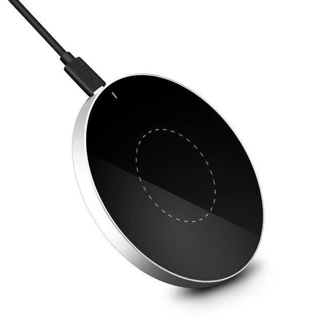 USLION Wireless Charging Pad für iPhone X 8 QI schnelles kabelloses Ladegerät Telefon-Tischladegerät für Samsung Note 8 S8 S7 S6 Edge