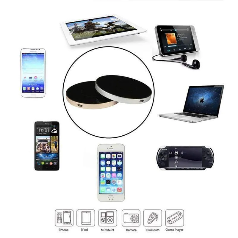 USLION Wireless Charging Pad für iPhone X 8 QI schnelles kabelloses Ladegerät Telefon-Tischladegerät für Samsung Note 8 S8 S7 S6 Edge
