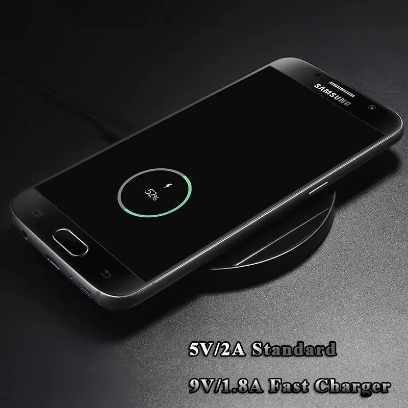 USLION Wireless Charging Pad für iPhone X 8 QI schnelles kabelloses Ladegerät Telefon-Tischladegerät für Samsung Note 8 S8 S7 S6 Edge