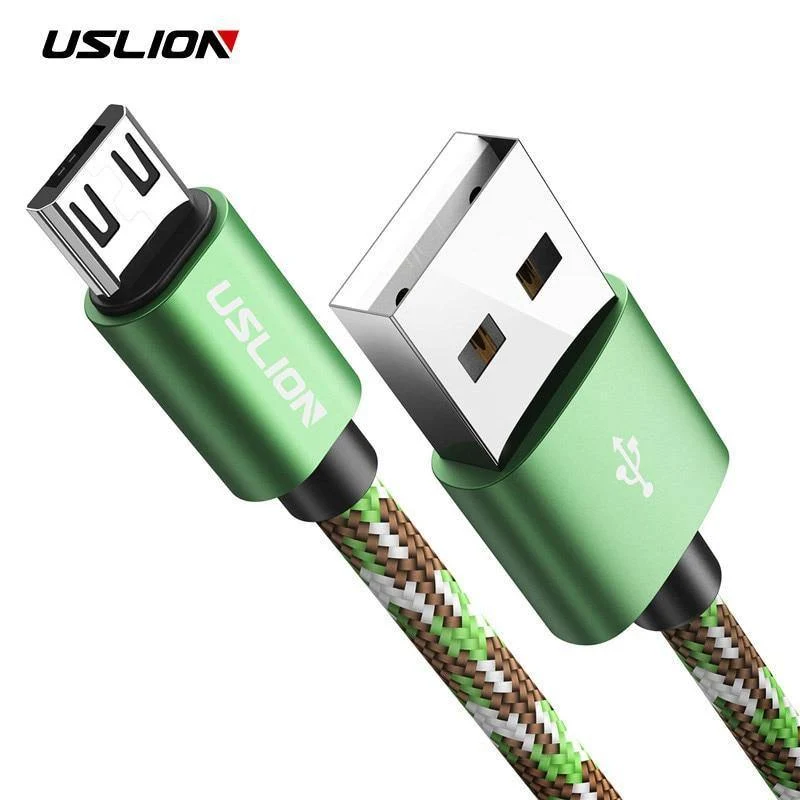 USLION Micro USB Kabel 2.1A für Xiaomi Redmi Note 5 Pro Ladegerät Datenkabel für Samsung S7 Andriod Microusb Handykabel