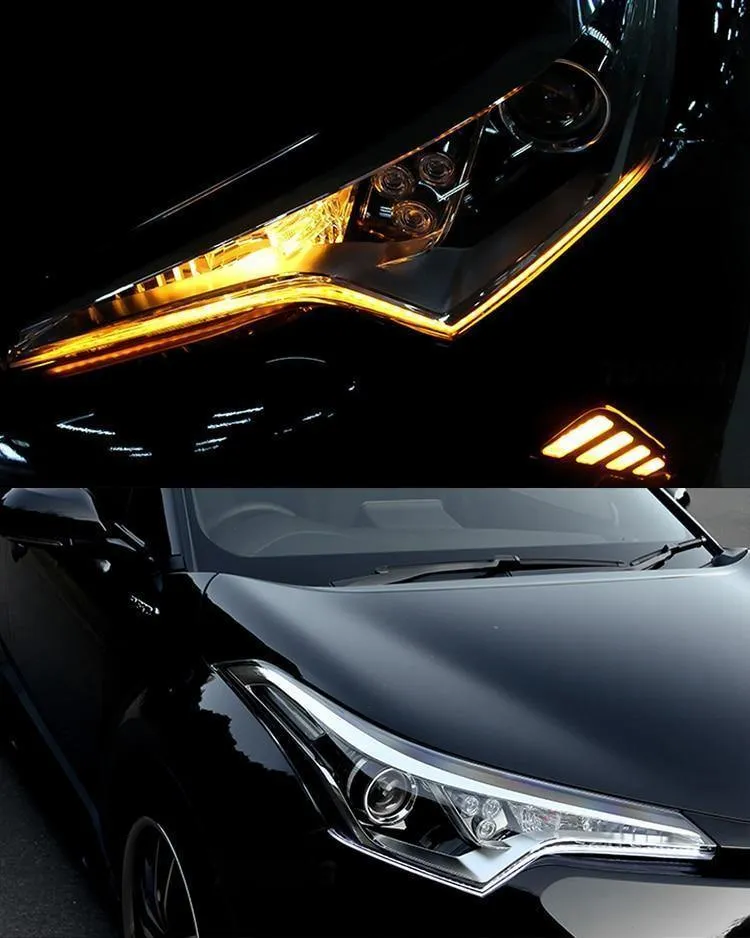 2x Ultrafein 45cm 60cm drl LED Flexibler Schlauch Tagfahrlicht Tear Strip Autoscheinwerfer Blinker Angel Eyes