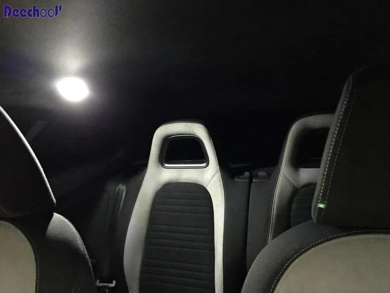 12 Stück fehlerfreie Auto-LED-Lampe für VW Golf MK5 MK6 MK7 04+, Canbus Auto-Innenbeleuchtung für Volkswagen Golf 5 6 7 2004+ Dome-Licht