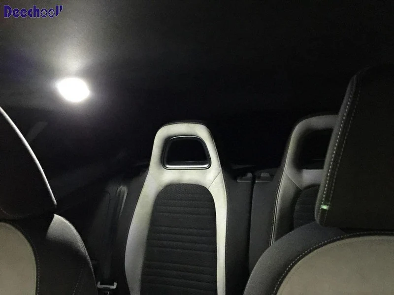 12 Stück fehlerfreie Auto-LED-Lampe für VW Golf MK5 MK6 MK7 04+, Canbus Auto-Innenbeleuchtung für Volkswagen Golf 5 6 7 2004+ Dome-Licht