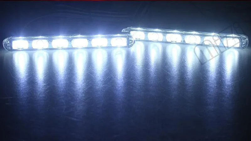 Auto-LKW-Notlicht, blinkende Feuerwehrlichter, 4 x 6 LEDs, Auto-Styling, Krankenwagen, Polizeilicht, Blitzlicht, Warnlicht, DC 12 V