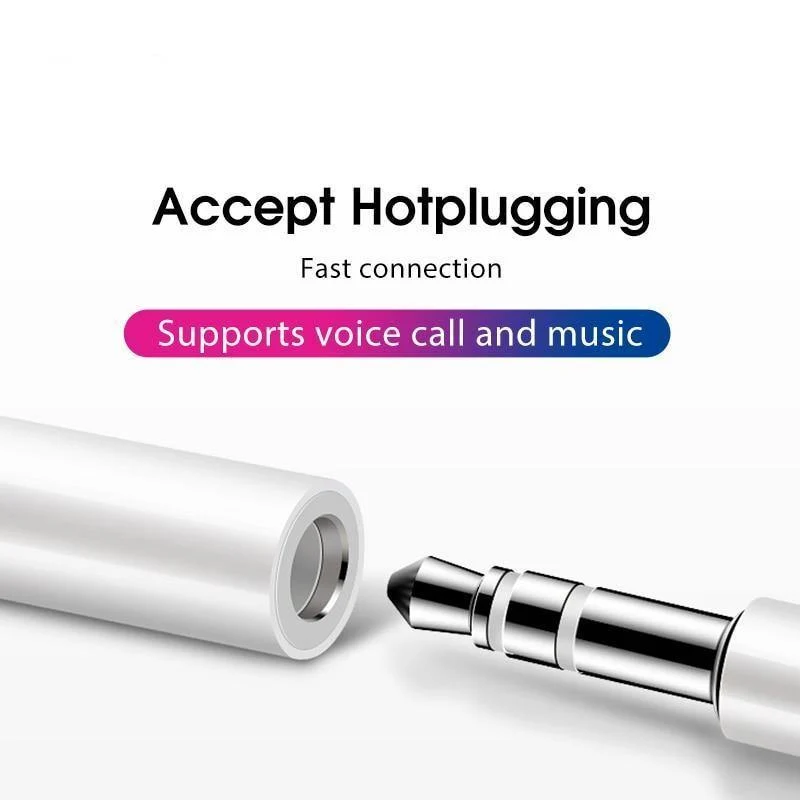 Original für Apple Lightning Kopfhörerbuchsenadapter Aux Audio Konverterkabel für iPhone xs max xr x 8 7 6s plus 5 iPad ios12 11