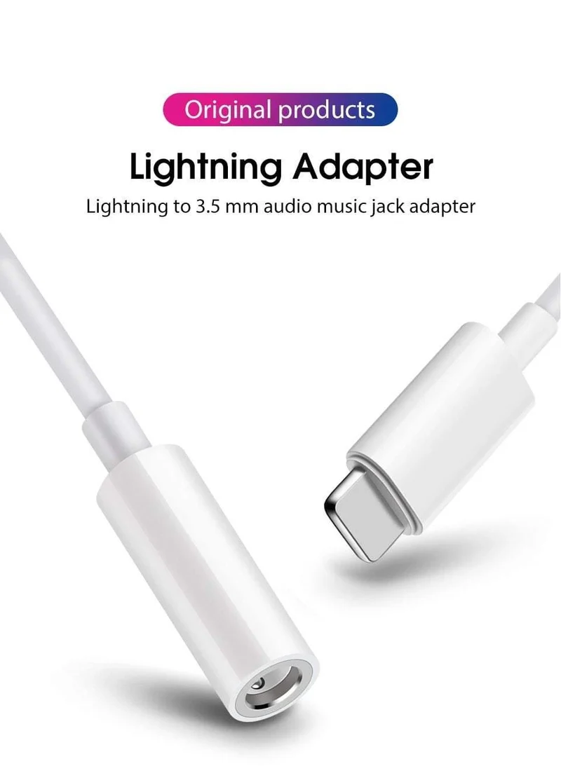 Original für Apple Lightning Kopfhörerbuchsenadapter Aux Audio Konverterkabel für iPhone xs max xr x 8 7 6s plus 5 iPad ios12 11