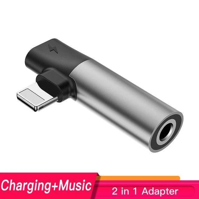 Baseus 2-in-1-Audio-Adapter für iPhone Xs Max XR Xs