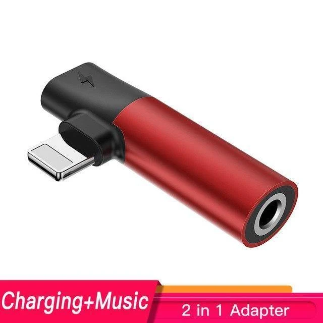 Baseus 2-in-1-Audio-Adapter für iPhone Xs Max XR Xs