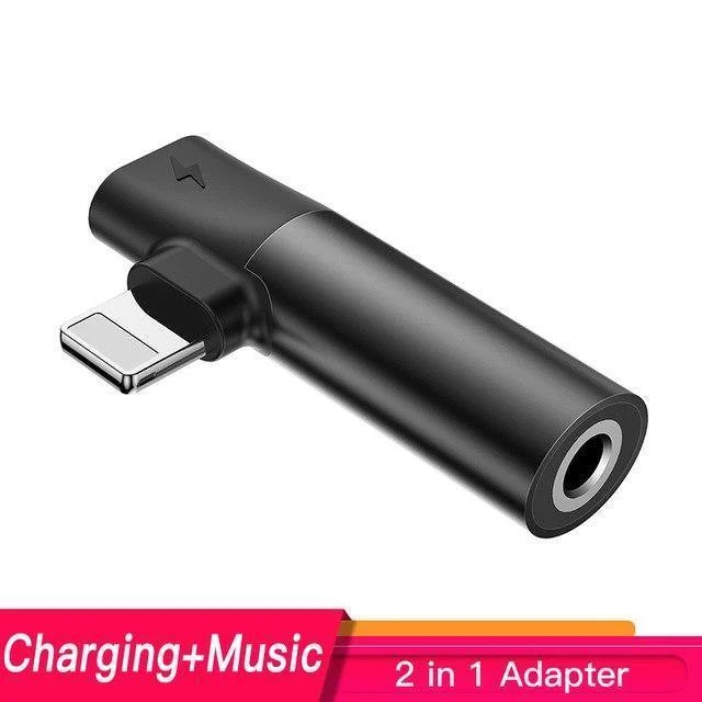 Baseus 2-in-1-Audio-Adapter für iPhone Xs Max XR Xs