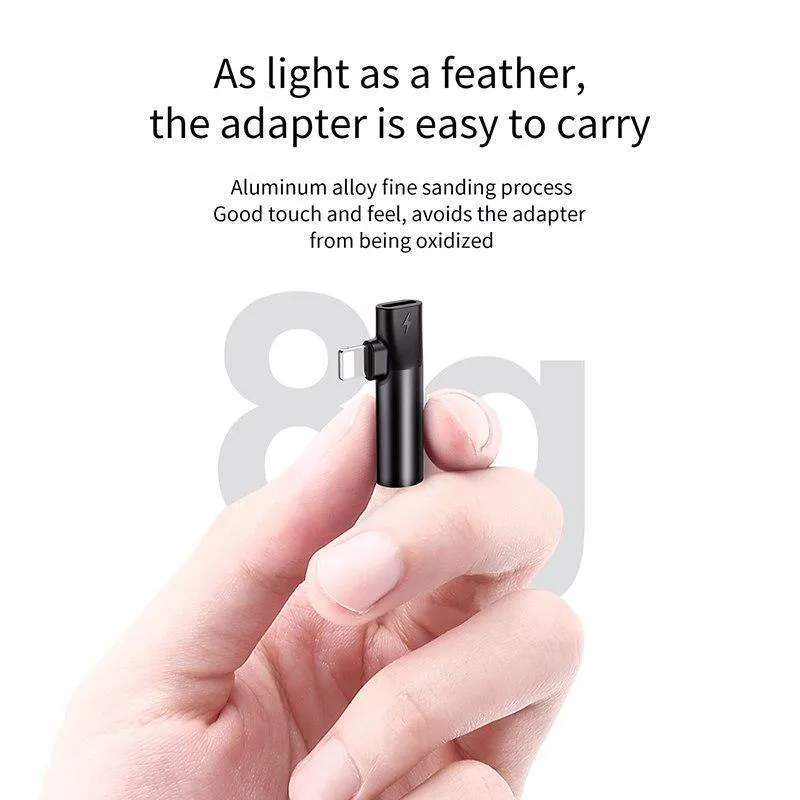Baseus 2-in-1-Audio-Adapter für iPhone Xs Max XR Xs