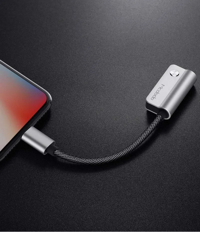 Kabeladapter für Lightning für Lightning für iPhone X 8 7 Plus Kopfhörerkabel Audiokabel Laden Anrufen Daten Musik