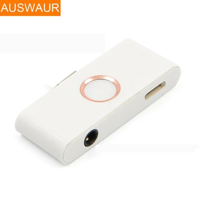 Für iPhone X XR XS MAX Home-Taste Audio Ladegerät Adapter Home-Taste 3.5mm Kopfhörer AUX Jack Audio Konverter externe HOME-Taste