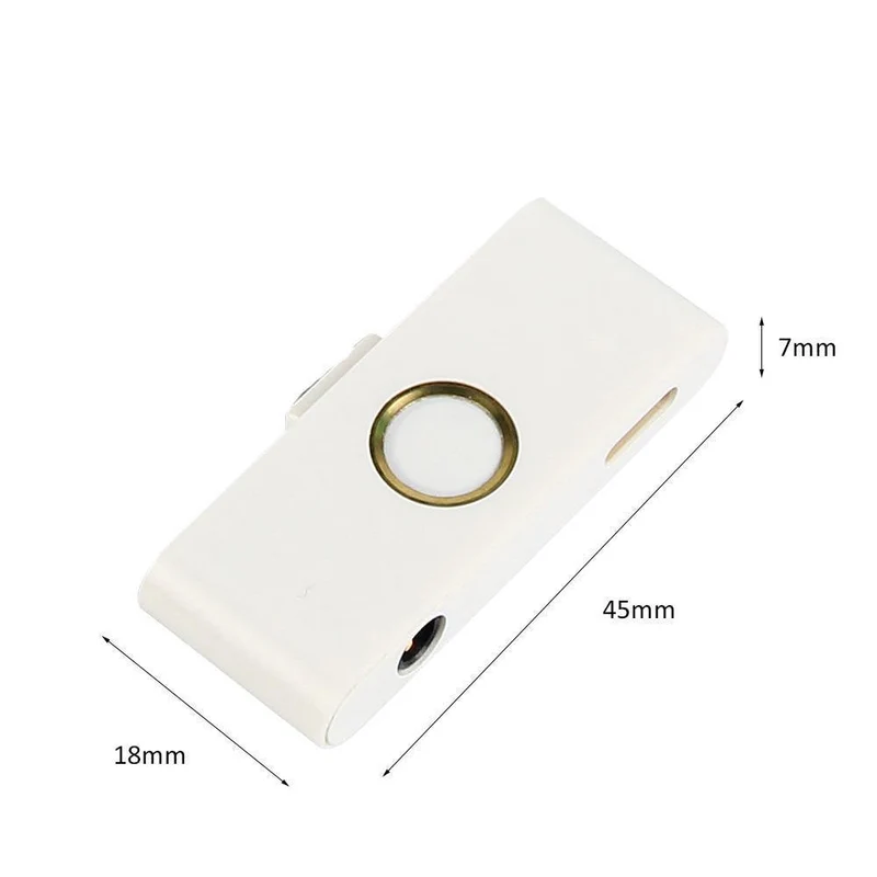 Für iPhone X XR XS MAX Home-Taste Audio Ladegerät Adapter Home-Taste 3.5mm Kopfhörer AUX Jack Audio Konverter externe HOME-Taste