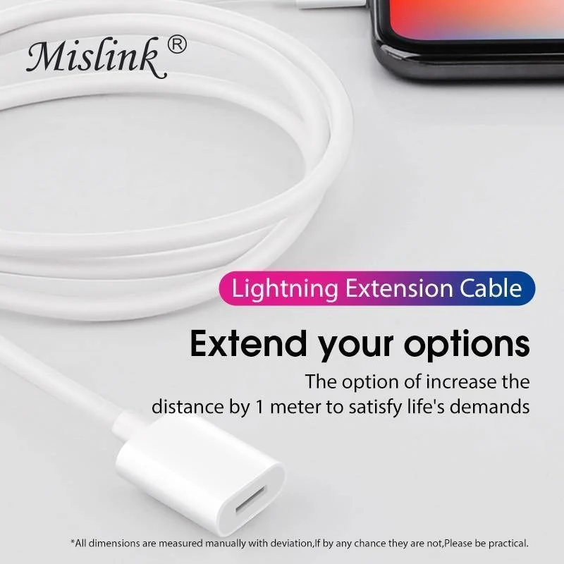 Lightning Verlängerungskabel Buchse zu Stecker Adapter Audio Konverter für iPhone x 8 7 6 5 iPad Ladegerät Daten 8 Pin aufladen