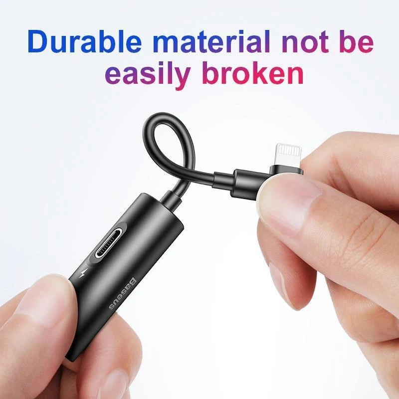 Baseus 2-in-1-Aux-Audiokabel-Splitter für iPhone