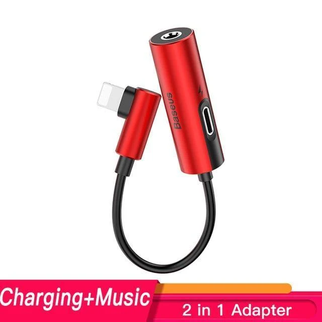 Baseus 2-in-1-Aux-Audiokabel-Splitter für iPhone