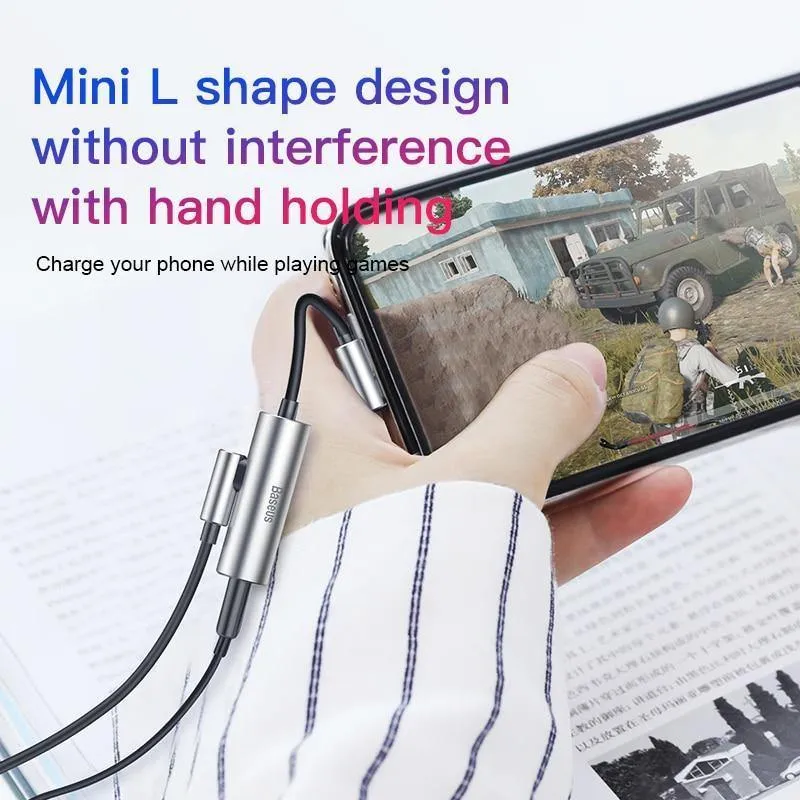 Baseus 2-in-1-Aux-Audiokabel-Splitter für iPhone