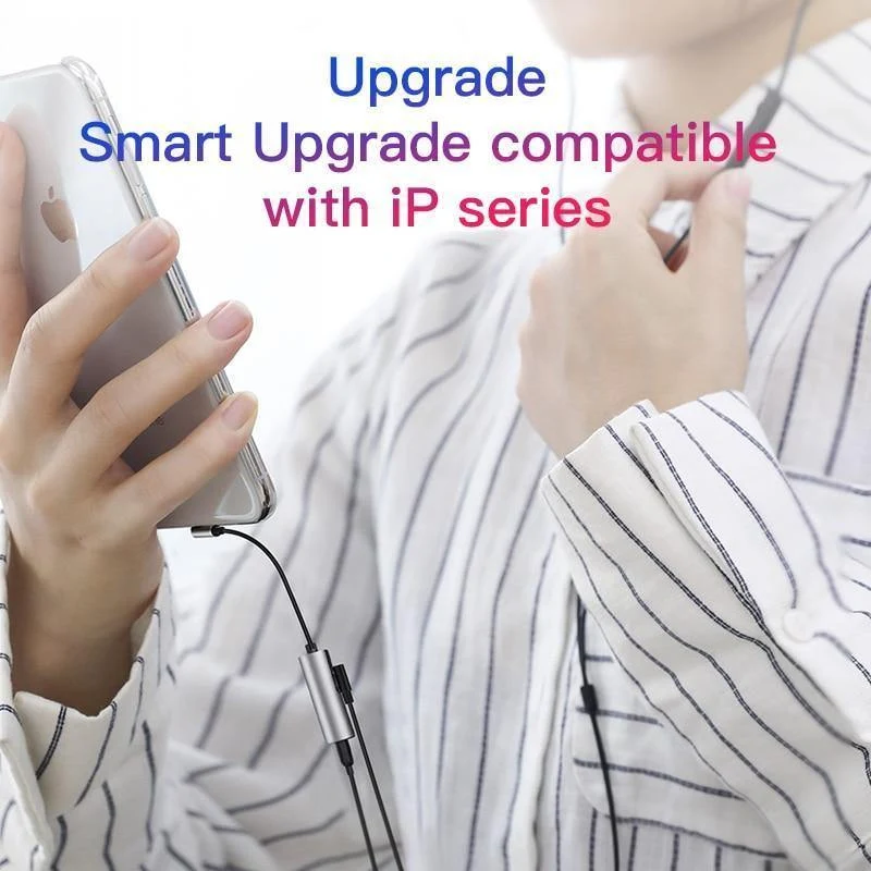 Baseus 2-in-1-Aux-Audiokabel-Splitter für iPhone