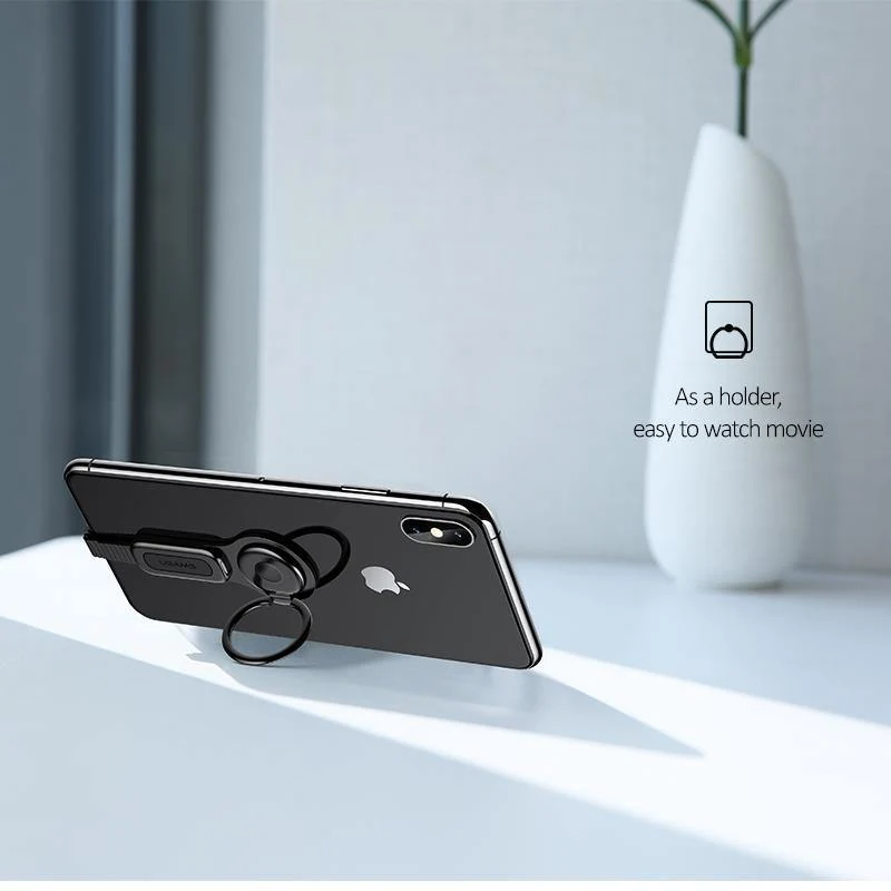 Beleuchtung Dual Adapter & Ring Halter USAMS 3.5mm Audio & ladegerät Einstellen Telefon Halter schnelle lade für iPhone iOS Adapter OTG