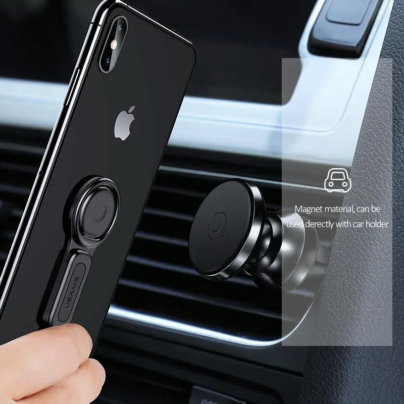 Beleuchtung Dual Adapter & Ring Halter USAMS 3.5mm Audio & ladegerät Einstellen Telefon Halter schnelle lade für iPhone iOS Adapter OTG
