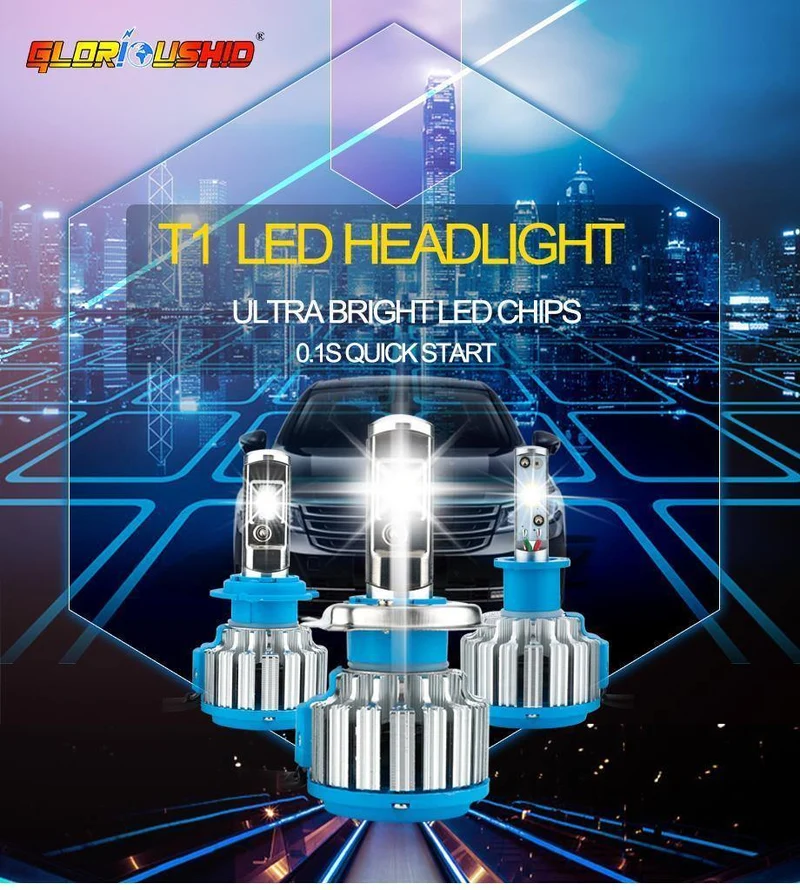H7 H4 LED Auto Super Helle Scheinwerfer Lampen H1 H3 H11 Led Lampe h4 H8 H9 9005 9006 HB4 HB3 Auto Nebel Licht 70 W 7000LM 6500 K