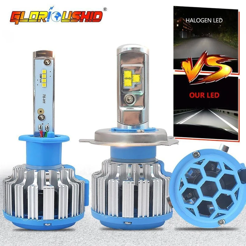 H7 H4 LED Auto Super Helle Scheinwerfer Lampen H1 H3 H11 Led Lampe h4 H8 H9 9005 9006 HB4 HB3 Auto Nebel Licht 70 W 7000LM 6500 K