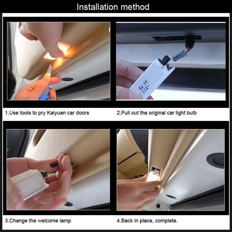 2 LED-Logo-Lichter, Schattenprojektor, Autotür-Höflichkeitslaser, passend für Audi A8L A7 A6L Q3 A5 A4L A4A6 A1 R8 Q7 Q5 TT A8 (Passt zu: Audi)