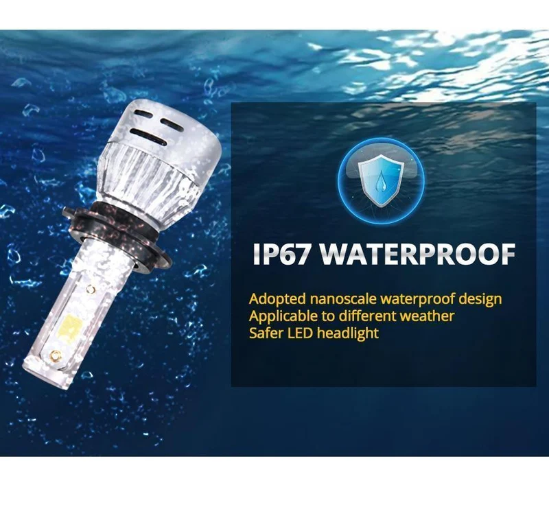 H7 H1 LED Auto Scheinwerfer Birne H11 H8 LED Auto Lampe 9005 HB3 9006 24V 72W 8000Lm 6500K 3000K COB 12V LED HB4 H4 4300K ​​Auto Birne