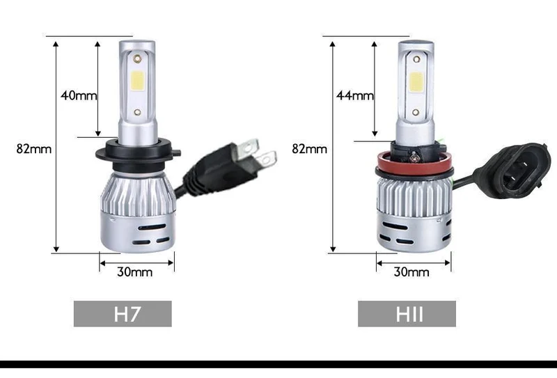 H7 H1 LED Auto Scheinwerfer Birne H11 H8 LED Auto Lampe 9005 HB3 9006 24V 72W 8000Lm 6500K 3000K COB 12V LED HB4 H4 4300K ​​Auto Birne