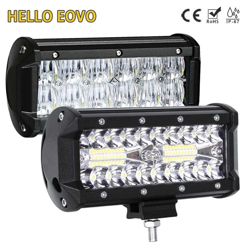 LED-Leiste, 7 cm (4 Zoll), LED-Lichtleiste, Arbeitslicht für Fahren im Gelände, Boot, Auto, Traktor, LKW, 4 x 12, SUV, ATV, 24 V, XNUMX V, Off-Road