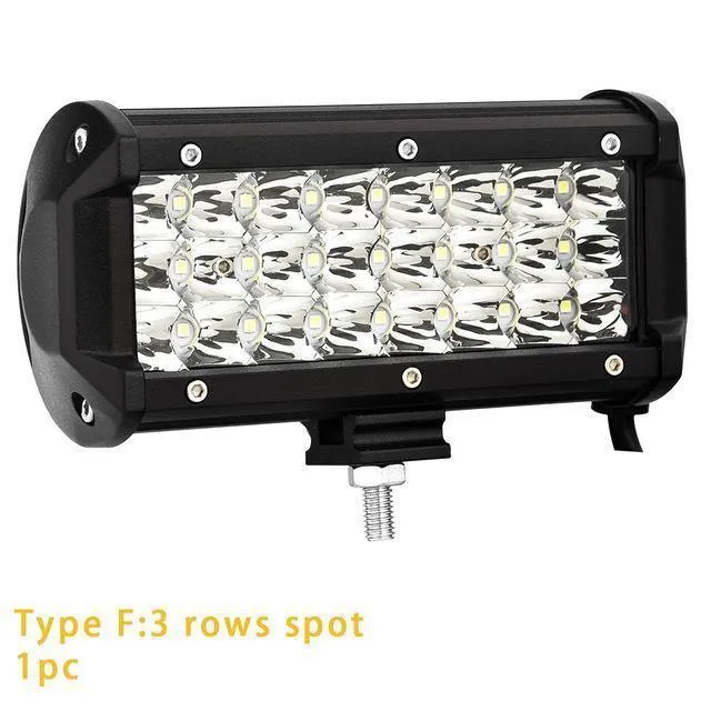 LED-Leiste, 7 cm (4 Zoll), LED-Lichtleiste, Arbeitslicht für Fahren im Gelände, Boot, Auto, Traktor, LKW, 4 x 12, SUV, ATV, 24 V, XNUMX V, Off-Road