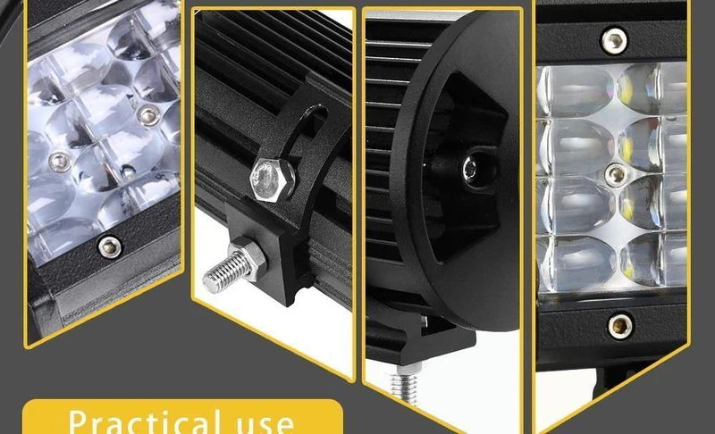 LED-Leiste, 7 cm (4 Zoll), LED-Lichtleiste, Arbeitslicht für Fahren im Gelände, Boot, Auto, Traktor, LKW, 4 x 12, SUV, ATV, 24 V, XNUMX V, Off-Road