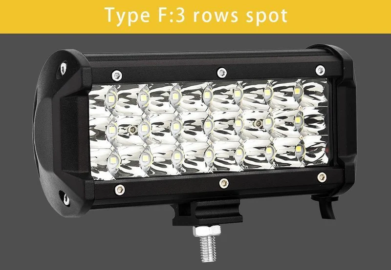 LED-Leiste, 7 cm (4 Zoll), LED-Lichtleiste, Arbeitslicht für Fahren im Gelände, Boot, Auto, Traktor, LKW, 4 x 12, SUV, ATV, 24 V, XNUMX V, Off-Road