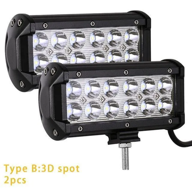 LED-Leiste, 7 cm (4 Zoll), LED-Lichtleiste, Arbeitslicht für Fahren im Gelände, Boot, Auto, Traktor, LKW, 4 x 12, SUV, ATV, 24 V, XNUMX V, Off-Road