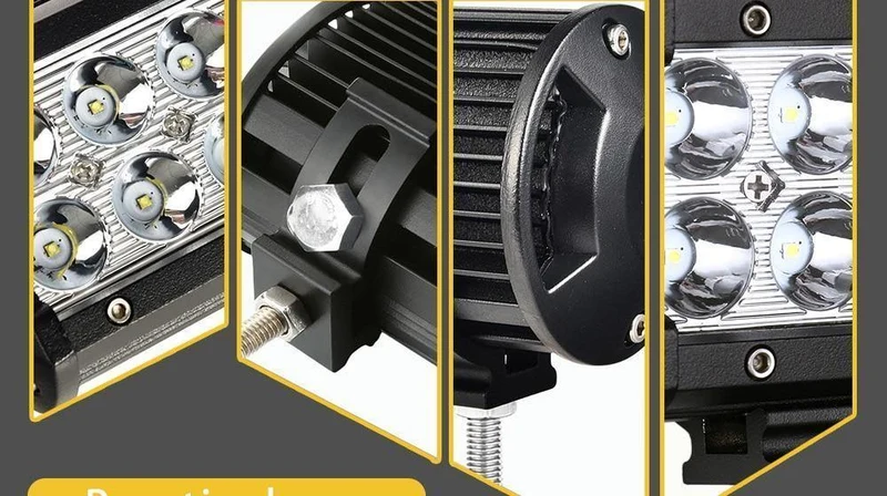 LED-Leiste, 7 cm (4 Zoll), LED-Lichtleiste, Arbeitslicht für Fahren im Gelände, Boot, Auto, Traktor, LKW, 4 x 12, SUV, ATV, 24 V, XNUMX V, Off-Road