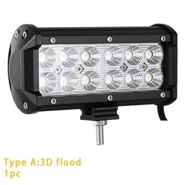 LED-Leiste, 7 cm (4 Zoll), LED-Lichtleiste, Arbeitslicht für Fahren im Gelände, Boot, Auto, Traktor, LKW, 4 x 12, SUV, ATV, 24 V, XNUMX V, Off-Road