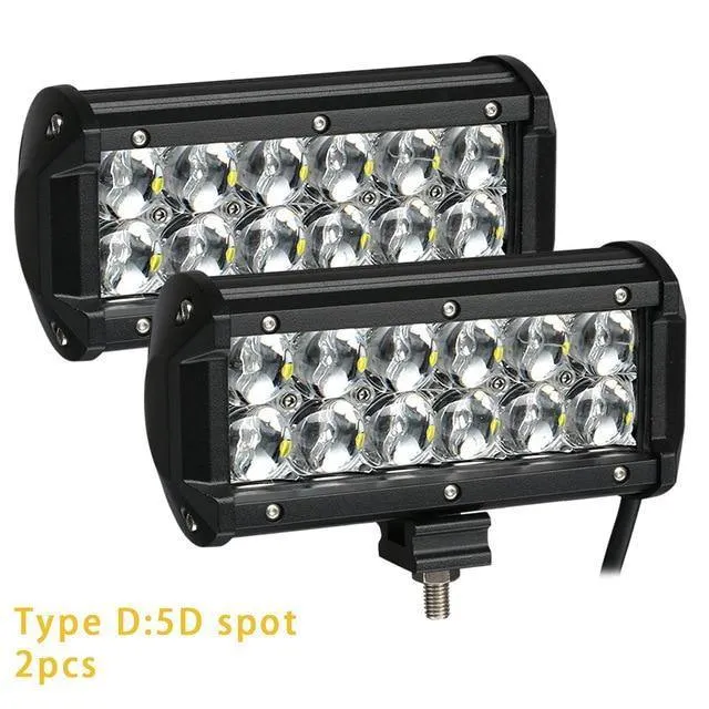 LED-Leiste, 7 cm (4 Zoll), LED-Lichtleiste, Arbeitslicht für Fahren im Gelände, Boot, Auto, Traktor, LKW, 4 x 12, SUV, ATV, 24 V, XNUMX V, Off-Road