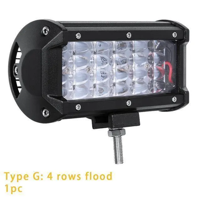 LED-Leiste, 7 cm (4 Zoll), LED-Lichtleiste, Arbeitslicht für Fahren im Gelände, Boot, Auto, Traktor, LKW, 4 x 12, SUV, ATV, 24 V, XNUMX V, Off-Road