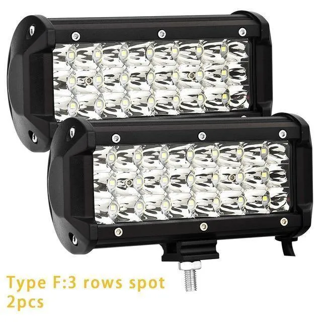 LED-Leiste, 7 cm (4 Zoll), LED-Lichtleiste, Arbeitslicht für Fahren im Gelände, Boot, Auto, Traktor, LKW, 4 x 12, SUV, ATV, 24 V, XNUMX V, Off-Road