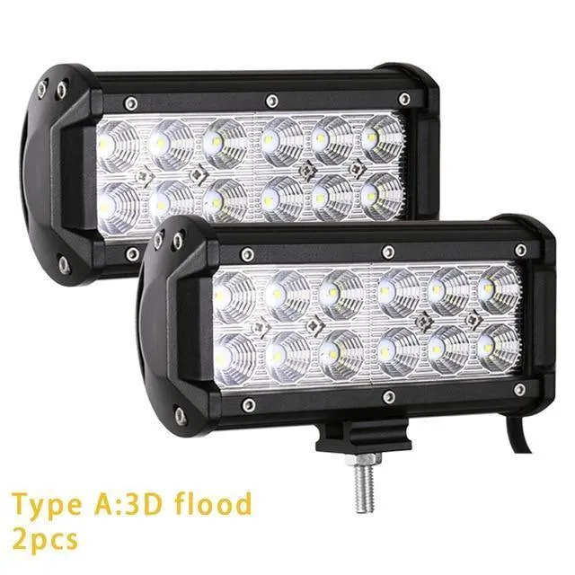 LED-Leiste, 7 cm (4 Zoll), LED-Lichtleiste, Arbeitslicht für Fahren im Gelände, Boot, Auto, Traktor, LKW, 4 x 12, SUV, ATV, 24 V, XNUMX V, Off-Road
