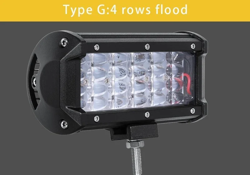 LED-Leiste, 7 cm (4 Zoll), LED-Lichtleiste, Arbeitslicht für Fahren im Gelände, Boot, Auto, Traktor, LKW, 4 x 12, SUV, ATV, 24 V, XNUMX V, Off-Road