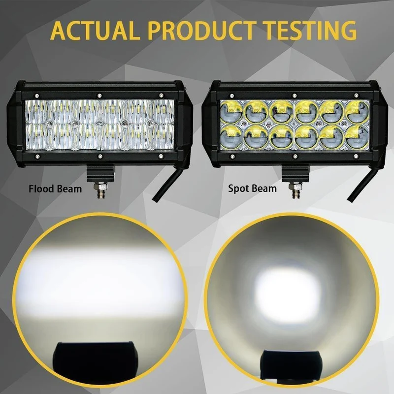 LED-Leiste, 7 cm (4 Zoll), LED-Lichtleiste, Arbeitslicht für Fahren im Gelände, Boot, Auto, Traktor, LKW, 4 x 12, SUV, ATV, 24 V, XNUMX V, Off-Road