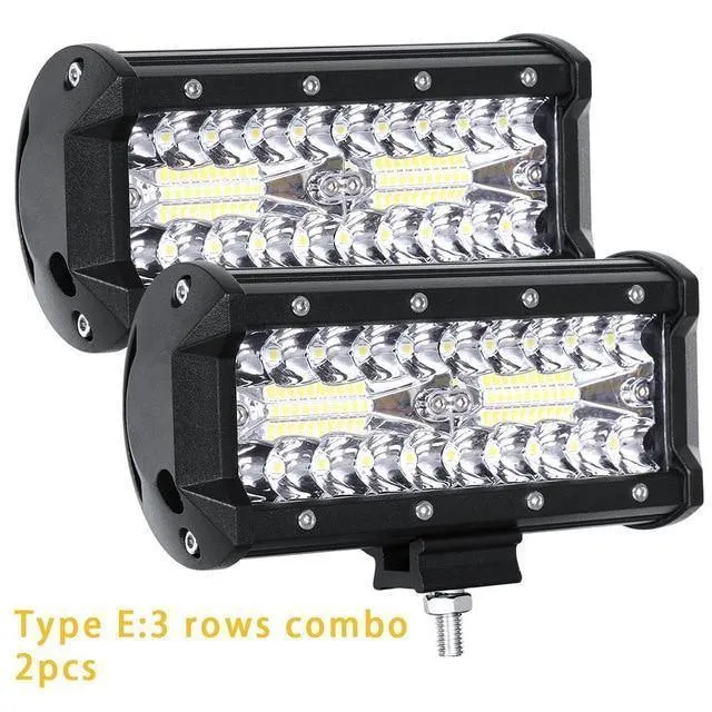 LED-Leiste, 7 cm (4 Zoll), LED-Lichtleiste, Arbeitslicht für Fahren im Gelände, Boot, Auto, Traktor, LKW, 4 x 12, SUV, ATV, 24 V, XNUMX V, Off-Road