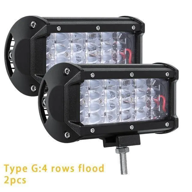 LED-Leiste, 7 cm (4 Zoll), LED-Lichtleiste, Arbeitslicht für Fahren im Gelände, Boot, Auto, Traktor, LKW, 4 x 12, SUV, ATV, 24 V, XNUMX V, Off-Road