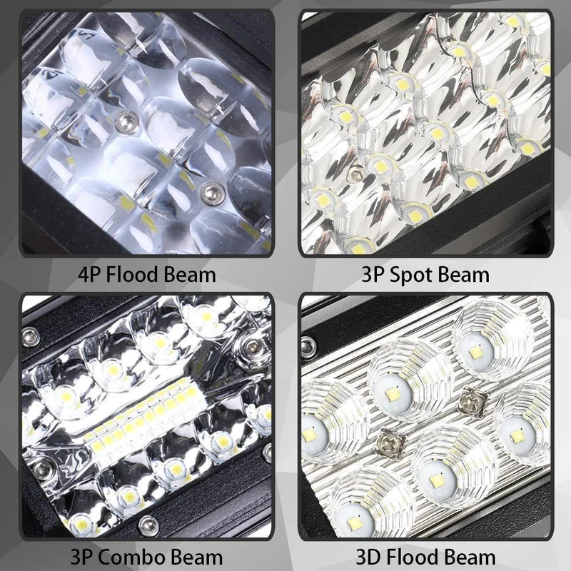 LED-Leiste, 7 cm (4 Zoll), LED-Lichtleiste, Arbeitslicht für Fahren im Gelände, Boot, Auto, Traktor, LKW, 4 x 12, SUV, ATV, 24 V, XNUMX V, Off-Road