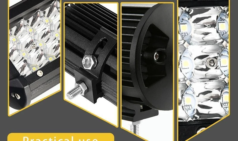 LED-Leiste, 7 cm (4 Zoll), LED-Lichtleiste, Arbeitslicht für Fahren im Gelände, Boot, Auto, Traktor, LKW, 4 x 12, SUV, ATV, 24 V, XNUMX V, Off-Road