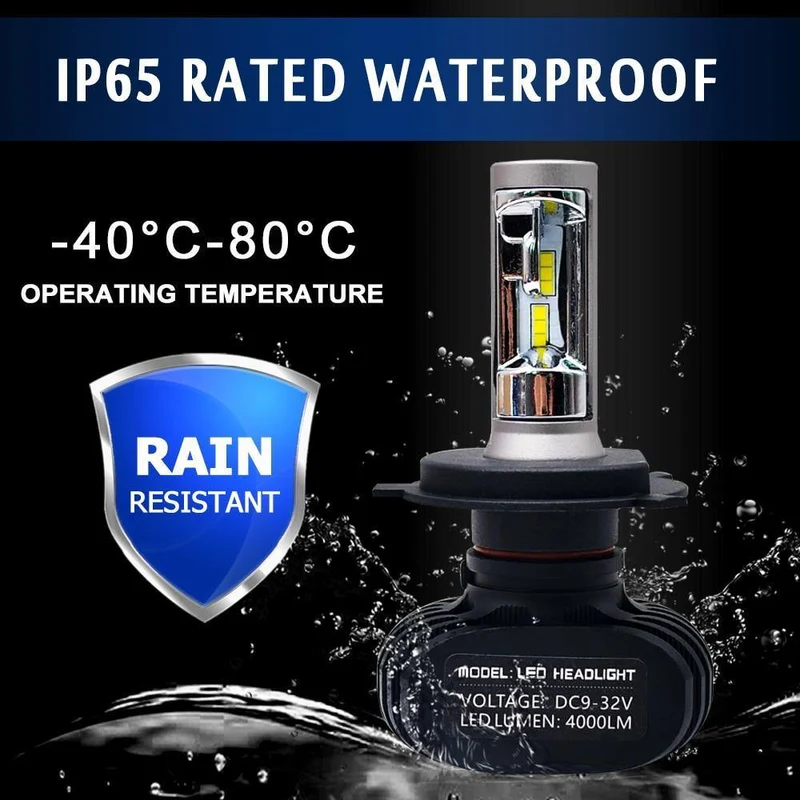 H7 LED H4 H1 H3 H8 H9 H11 9006 9005 Auto Autoscheinwerferlampe CSP Chip 50W 8000LM Autoscheinwerfer Nebelscheinwerfer 6500K Led Lampe 12V