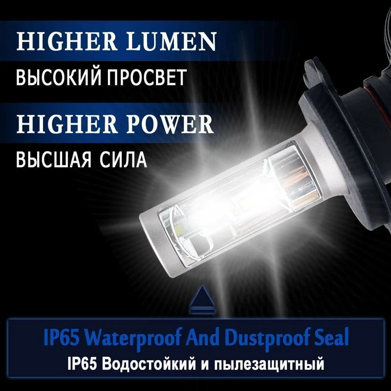 H7 LED H4 H1 H3 H8 H9 H11 9006 9005 Auto Autoscheinwerferlampe CSP Chip 50W 8000LM Autoscheinwerfer Nebelscheinwerfer 6500K Led Lampe 12V